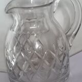 Hand-cut bohemian crystal broc