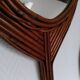 Pair of rattan mirrors, 1960