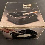 Walter Zeischegg's set of 3 white ashtrays for Helit 1970