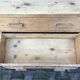 Old retro vintage chest of drawers 3 drawers wooden crude façade oak