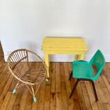 Children's desk and armchair set