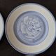 Limoges porcelain for Hermès, Paris - Set of 4 flat plates - Les Pivoines