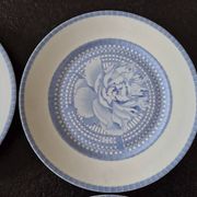Limoges porcelain for Hermès, Paris - Set of 4 flat plates - Les Pivoines