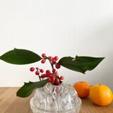 Vintage glass flower picnic