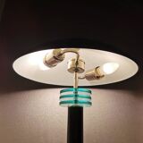 Lampe de table vintage en métal 80s
