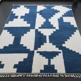 Handmade wool Berber rug 3 x 2 m
