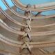Children's armchair shell basket wicker rattan