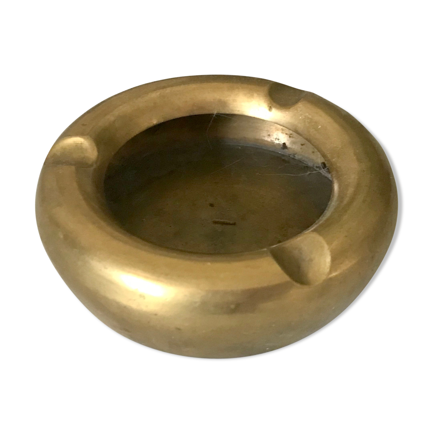 Vintage brass ashtray