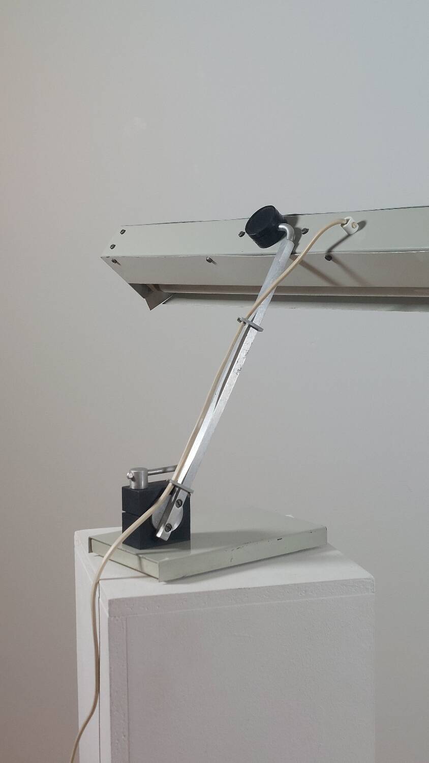 XXL vintage metal desk lamp by Klaus Musinowski GDR