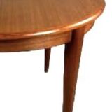 Vintage Scandinavian teak table, Baumann style table