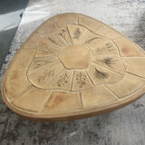 Vintage coffee table signed Barrois