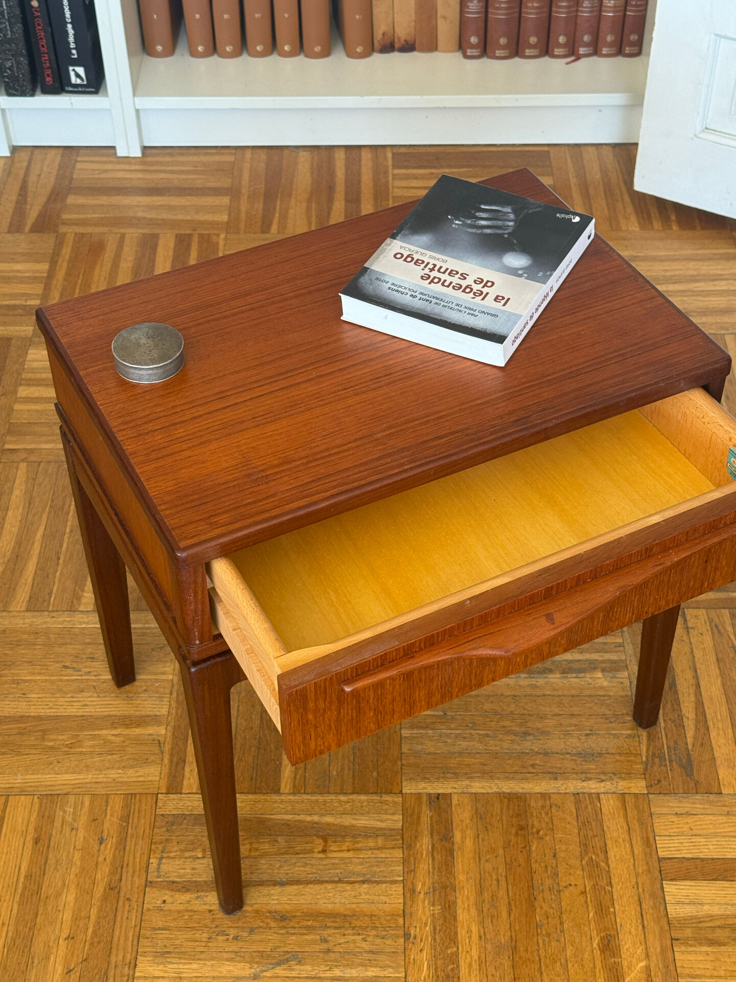 Teak bedside table from the 1960s.