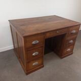 Walnut desk with drawers