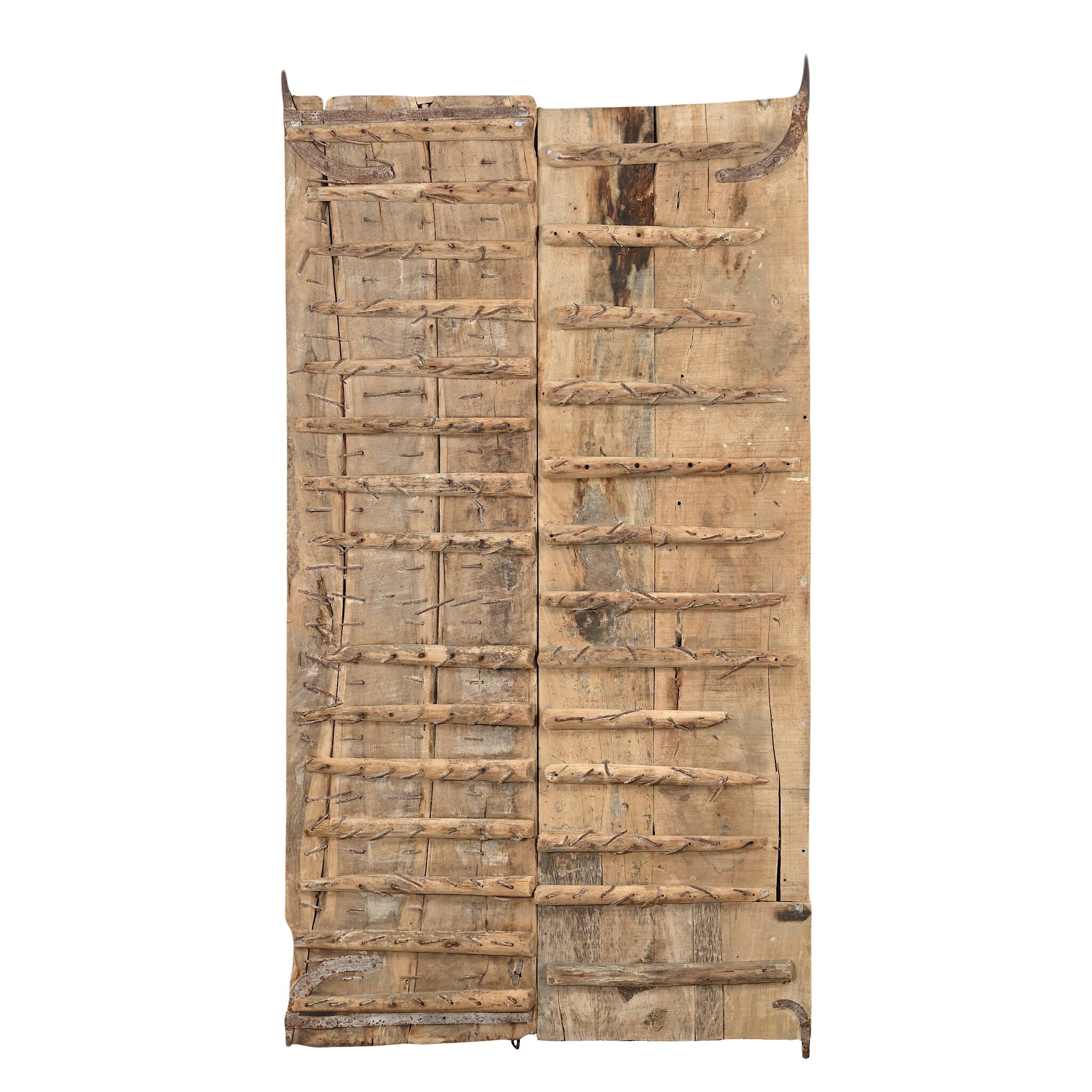 Nandra - Old Indian door made of solid wood no. 2