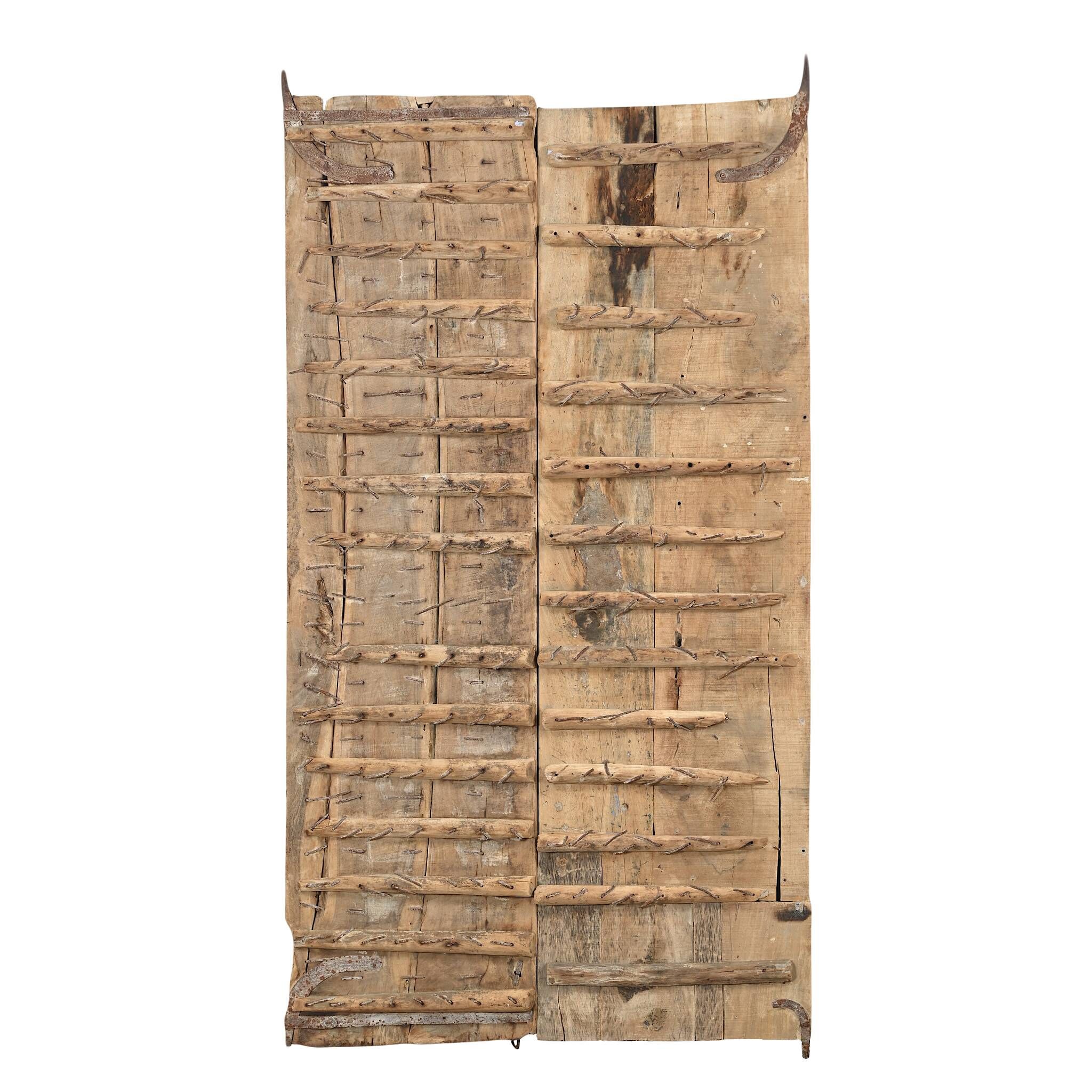 Nandra - Old Indian door made of solid wood no. 2