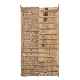 Nandra - Ancienne porte indienne en bois massif n°2
