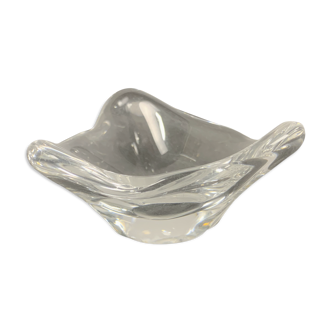 Daum crystal trinket bowl