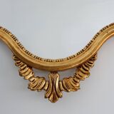 Mid-Century Baroque Style Gilded Mirror, France, 1950s