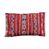 Red Moroccan kilim cushion