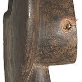 African wooden mask symbolising a buffalo, Nigeria, 28x39cm