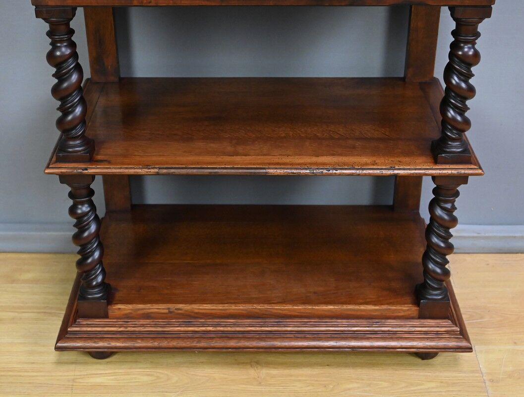 Oak serving table, Louis XIII style – early 20th century