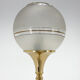 1970's italian metal & glass floor lamp