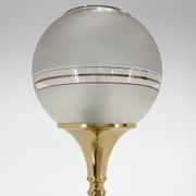1970's italian metal & glass floor lamp