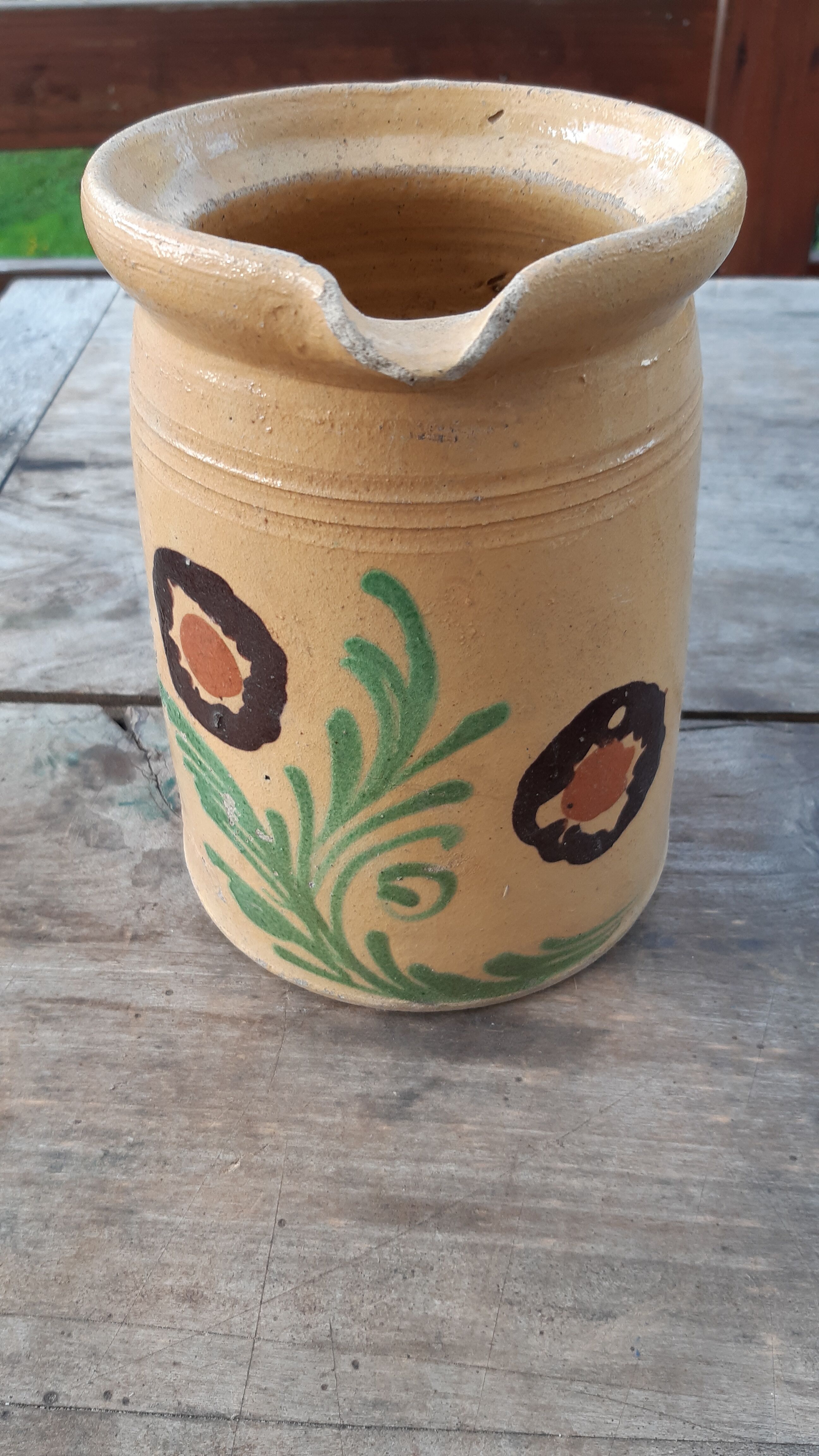 Terracotta jug early 20th century