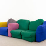 Cannaregio Modular Sofa with Footrest by Gaetano Pesce for Cassina, Italy 1986