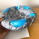 Pocket Ashtray Vallauris Blue Grey Ceramic Antique Vase