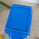 Vintage pastis 51 blue plastic decanter