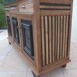 Solid wood sideboard 3 doors 3 drawers