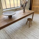 50s pine and oak farmhouse table 2.5m