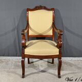 Mahogany Office Armchair, Restoration Period – Early 19th Century