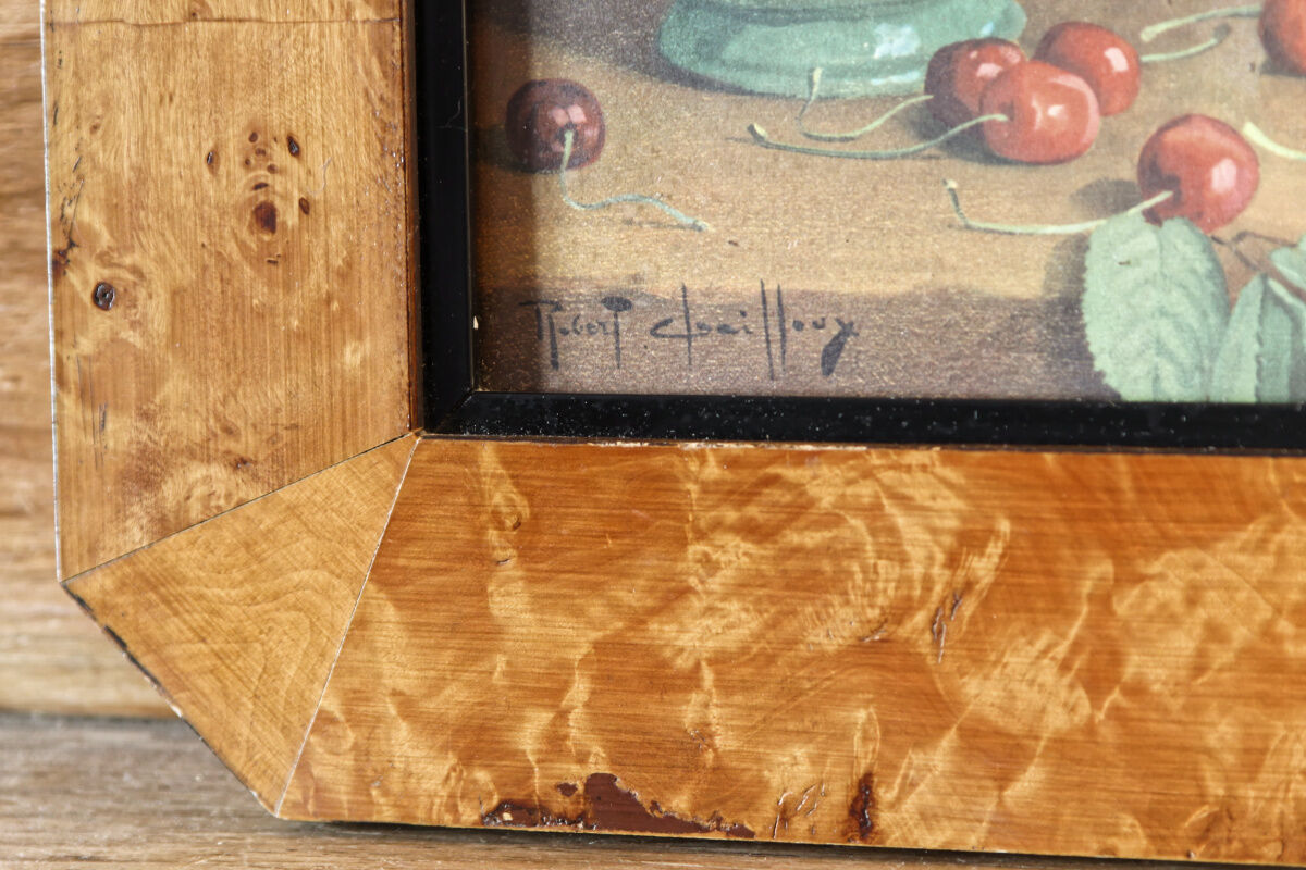 Still life, art deco frame