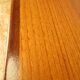 Long coffee table in teak