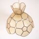 1980s mother-of-pearl mica pendant light