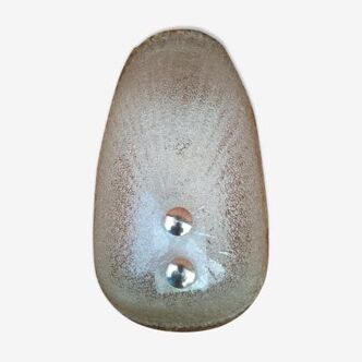 murano glass shell wall light