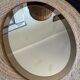 Vintage oval mirror 70's