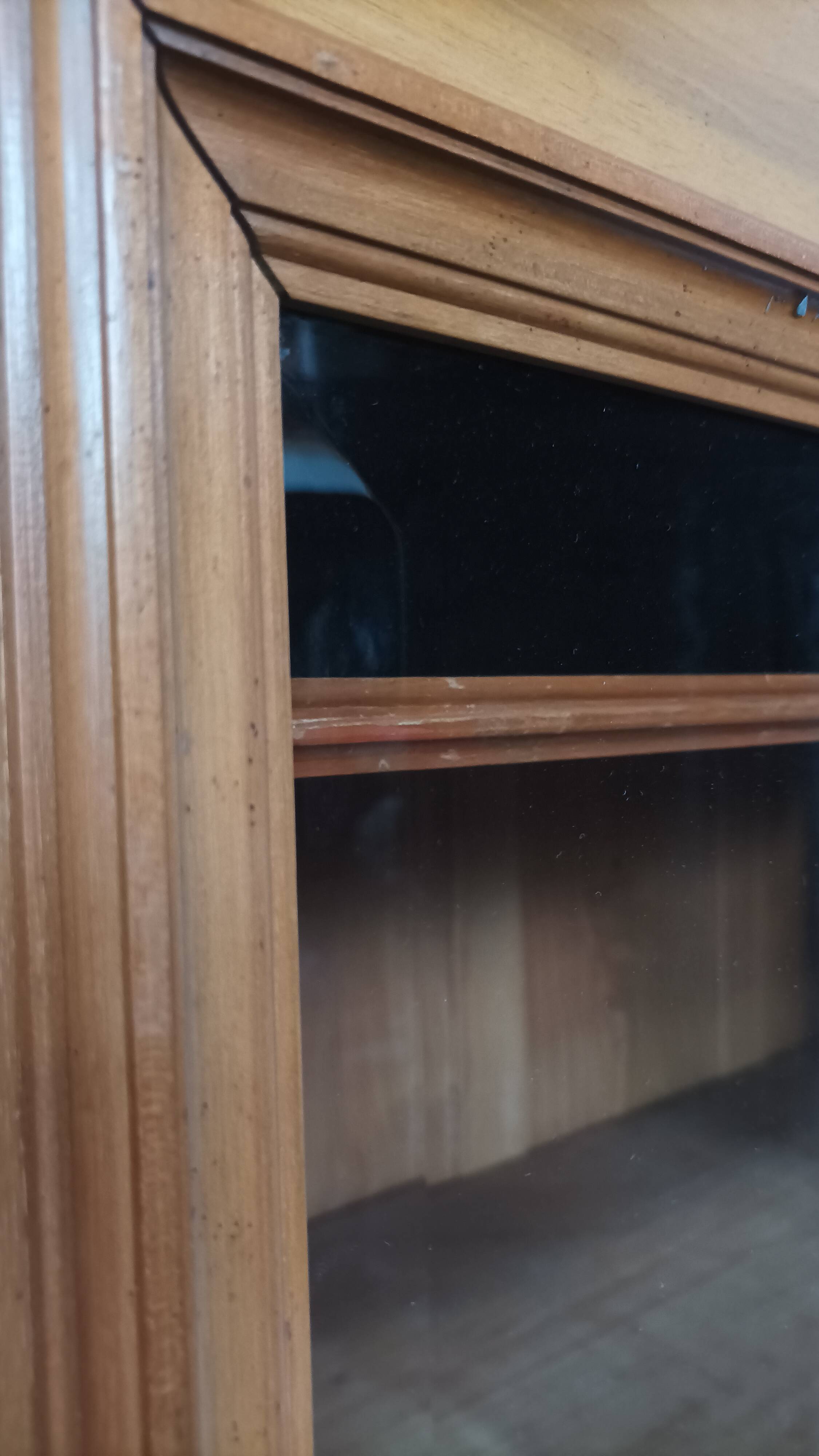 Art Deco walnut bookcase