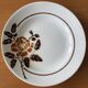 8 antique flat plates in Saint-Amand earthenware (Nord)