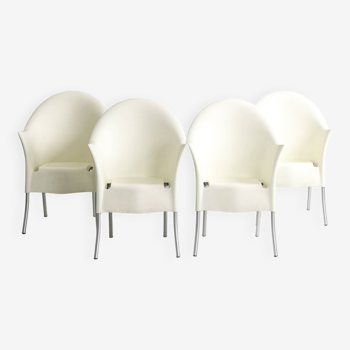 Set of 4 chairs, Lord Yo by Philippe Starck for Aleph, 1994