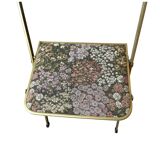 Folding chairs with floral pattern