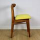 Hałas vintage chair yellow vintage - set of 4