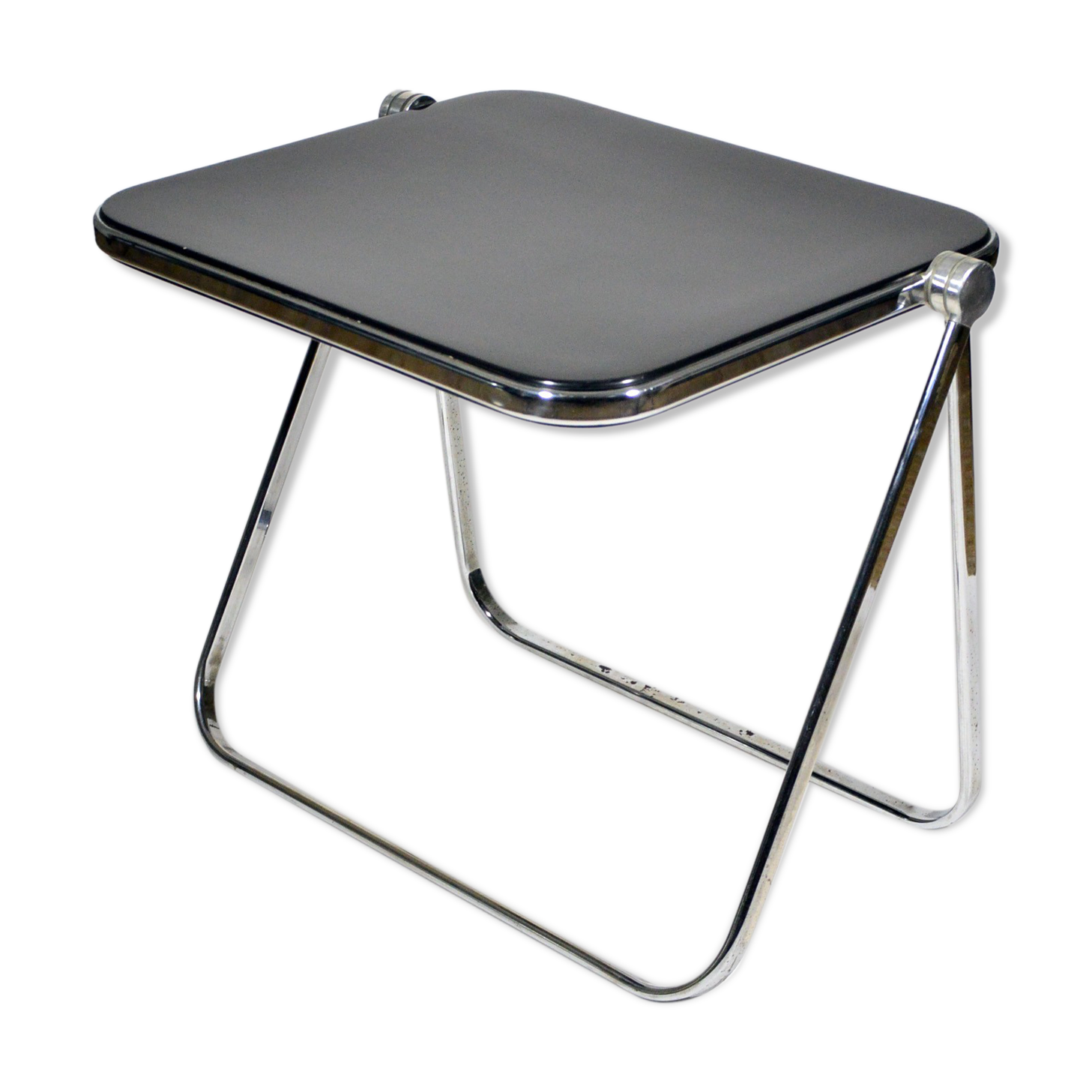 Black Platone Folding Writing Desk By Giancarlo Piretti For Anonima Castelli, 1970