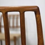 Niels Møller model 83 dining chair teak new papercord
