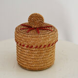 Boîte tressée vintage