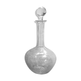 French carafe made of chiseled glass