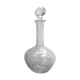 Carafe française en verre ciselé