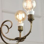 Lustre en laiton Art-déco, années 1930